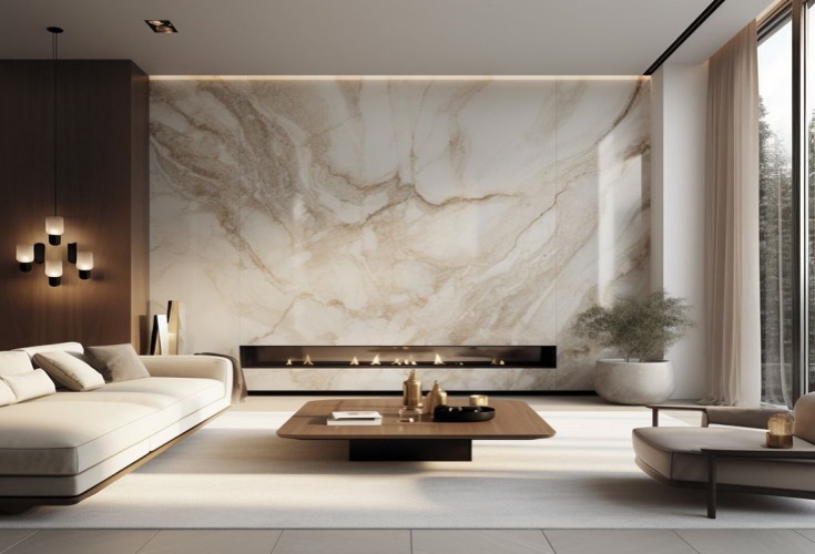 Marble Accent Wall