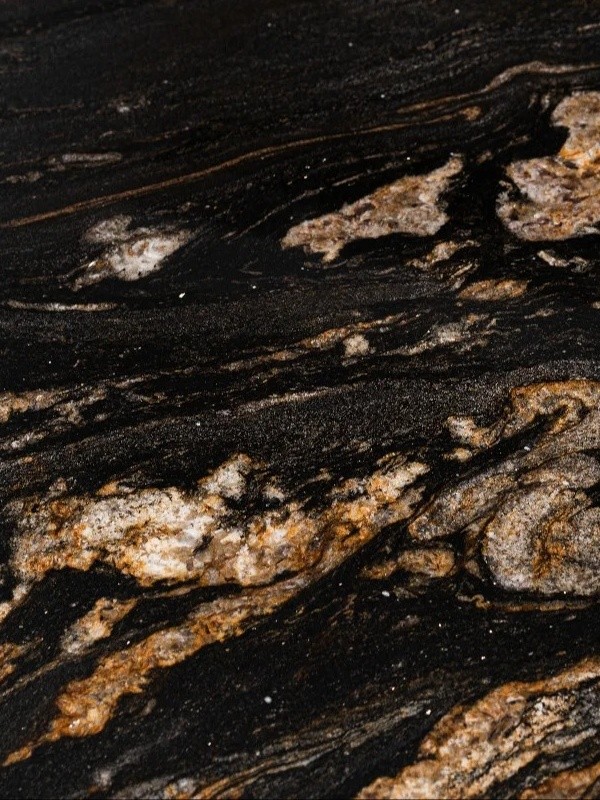 Brazil black and gold granite